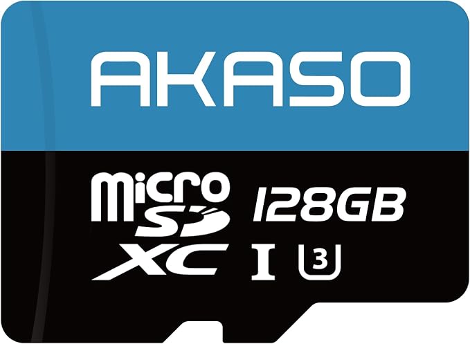 AKASO 128GB microSDXC U3 Memory Card by AKASO