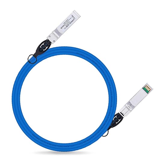 ipolex Colored 10G SFP+ Twinax Cable, Direct Attach Copper Passive Cable in Blue by ipolexUS