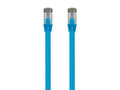 Monoprice Cat8 25ft Blue Patch Cable Double Shielded 26AWG 2GHz 40G Pure Bare by Monoprice