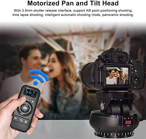 2.4G Electronic Camera Tripod Head, Motorized Panoramic Tripod Head + 360° - Image 4