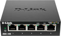 D-Link Ethernet Switch, 5 Port Gigabit Unmanaged Metal Desktop Plug and Play by Amazon+Renewed