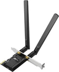 TP-Link WiFi 6 PCIe WiFi Card for Desktop PC AX1800, 802.11ax Dual Band by TP-Link