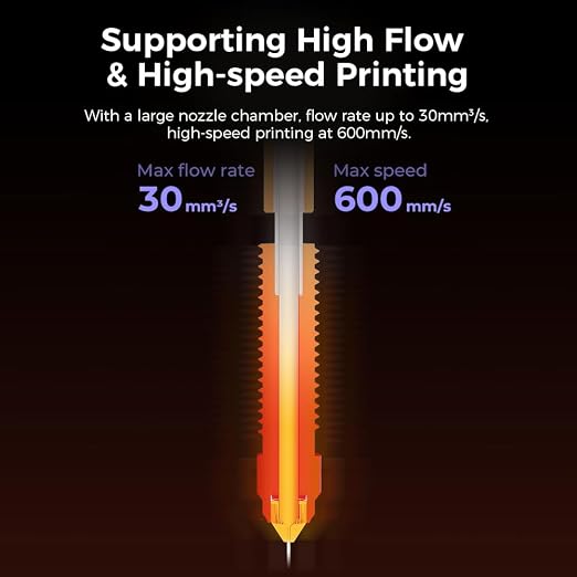 Creality Official K1C/ K1 SE Nozzle, 0.4mm 2PCS Quick-Swap 3D Printer Nozzle Kit - Image 4