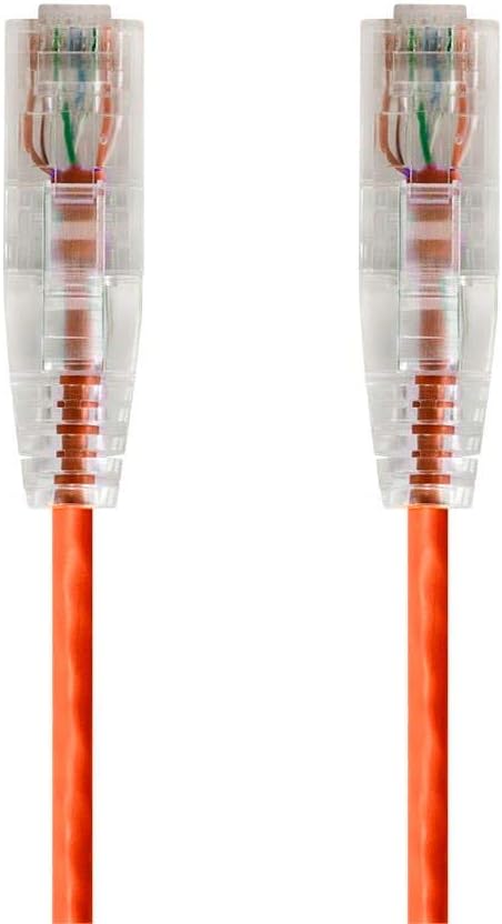 Monoprice Cat6 7ft Orange Component Level Patch Cable UTP 28AWG 550MHz Pure by Monoprice