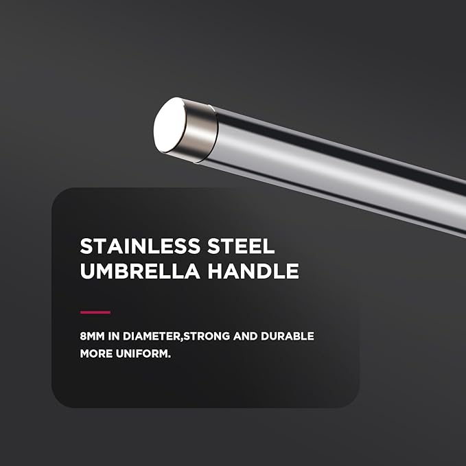 33" Black/Silver Reflector Umbrella Kit, Photography Umbrella Lighting Reflector - Image 6
