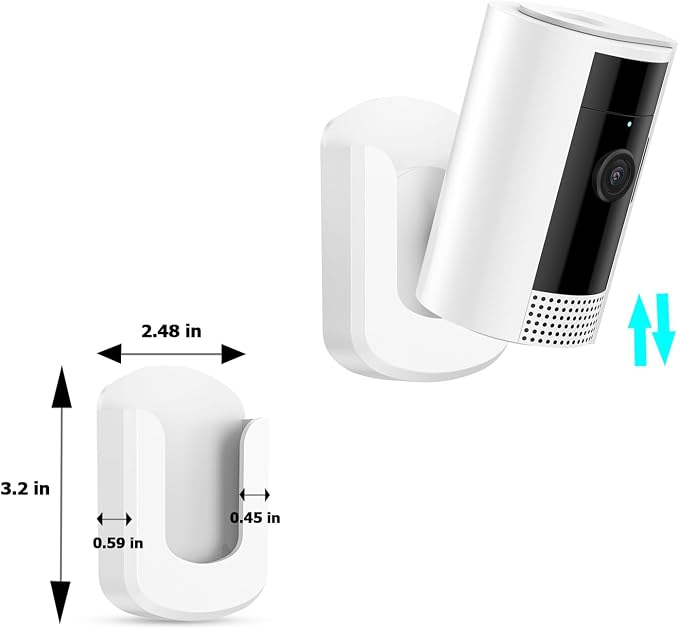 No Drill Ring Indoor Cam Adhesive Wall Mount Bracket - Image 7