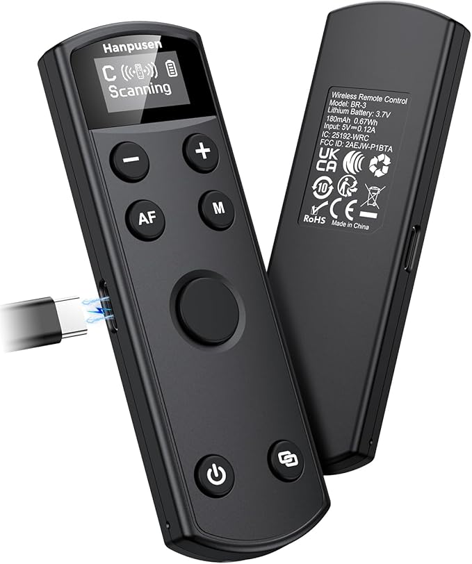 Hanpusen Rechargeable Camera Remote Control by HANPUSEN