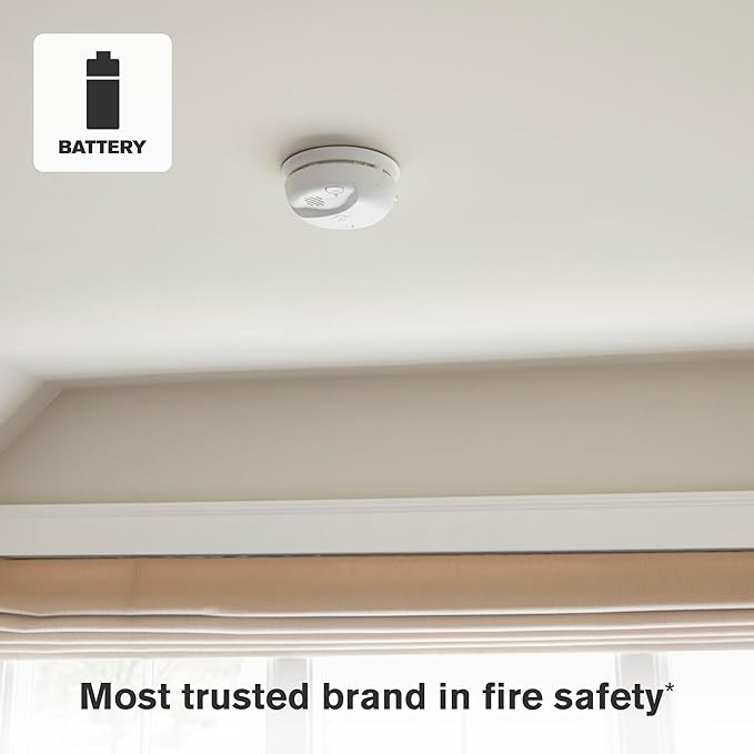 First Alert Combination Smoke & Carbon Monoxide Alarm, Battery Operated Detector - Image 4