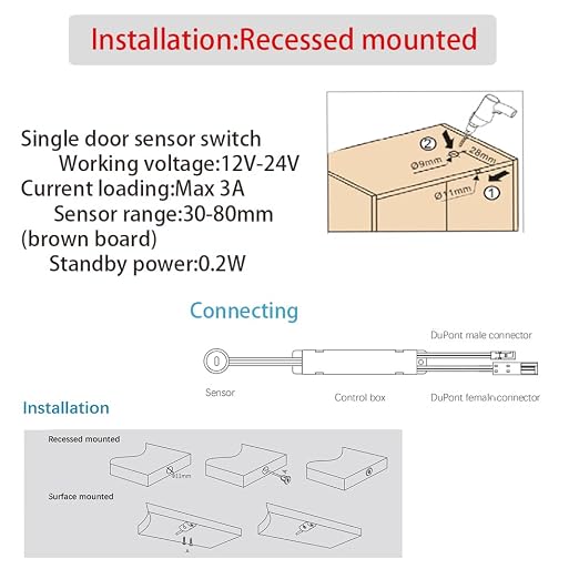 VST Motion Sensor Light Switch, IR Sensor Switch Door Activated Light Switch - Image 5