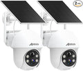 ANRAN 2K Security Camera Wireless Outdoor, Solar Outdoor Camera by ANRAN