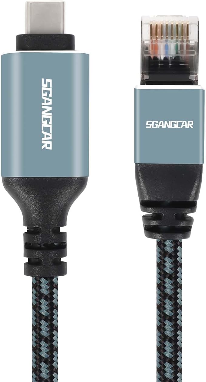 USB C to Ethernet Cable, 30 Feet Type C to Gigabit Ethernet Cable, USB C to by SGANGCAR
