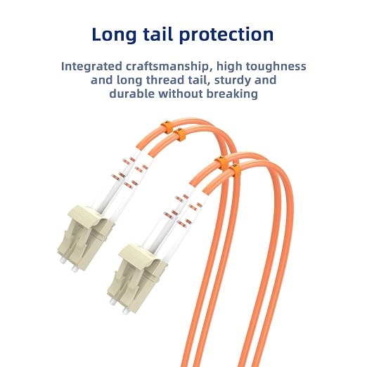 OM1 Fiber Cable LC to LC Fiber Patch Cable, 2M/6.5FT Multimode Duplex - Image 5