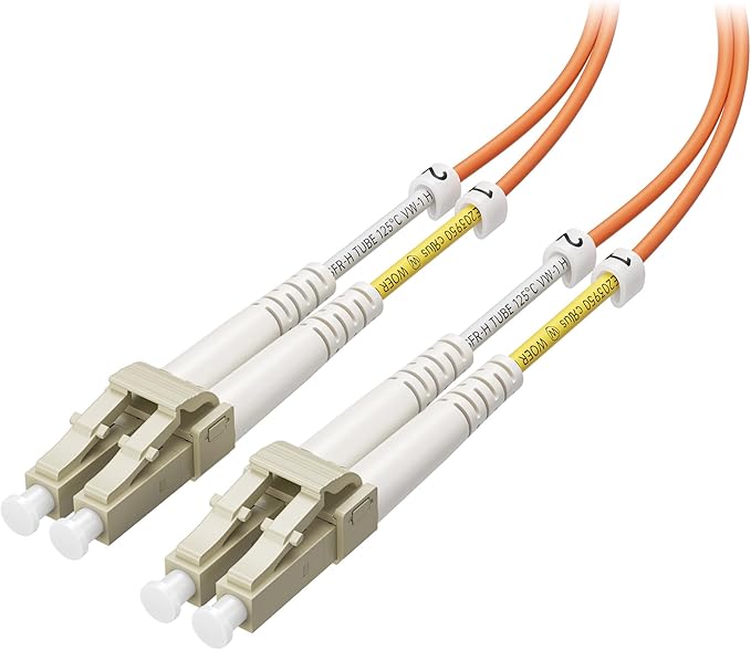 Cable Matters OFNP Plenum Multimode Duplex OM1 Fiber Cable 9.8 Feet / 3m by CableMatters