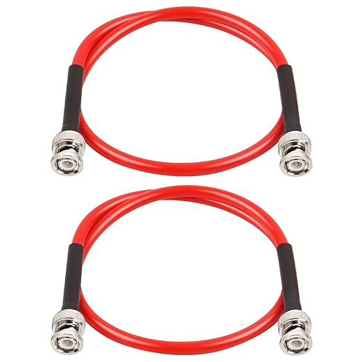 MOOKEERF BNC Male Coaxial Cable 50 ohm Ultra Low Loss RG8X Coax Cable by MOOKEERF