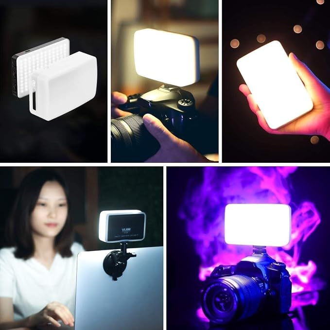 VIJIM VL120 LED Video Light on Camera, 6 Color Filters Mini Rechargeable LED - Image 5