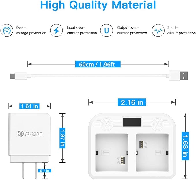 HOLACA Battery Charger Station Compatible - Image 5