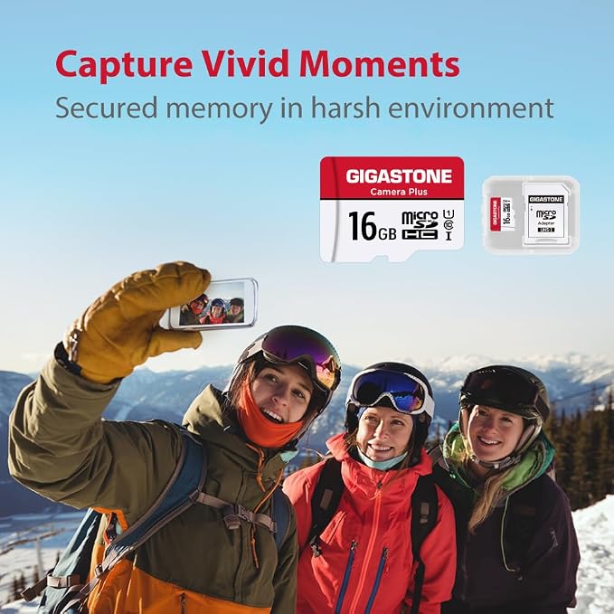 GIGASTONE 16GB Micro SD Card 10-Pack, Camera Plus, MicroSDHC Memory Card - Image 5