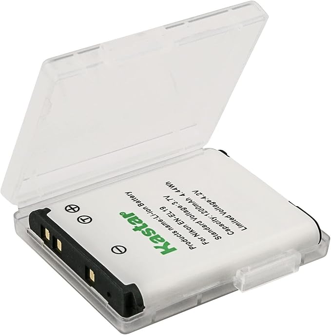 Kastar 4-Pack EN-EL19 Battery and AC Wall Charger Replacement - Image 2