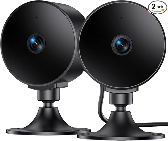 Indoor Security Camera 2K 3MP, Motion & Sound Detection, Real-Time Alerts by Unknown