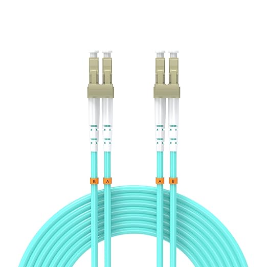 40Meters 130ft LC/UPC-LC/UPC 10GB Multi-Mode Fiber Optic Cable LC to LC OM3 by Buacoz