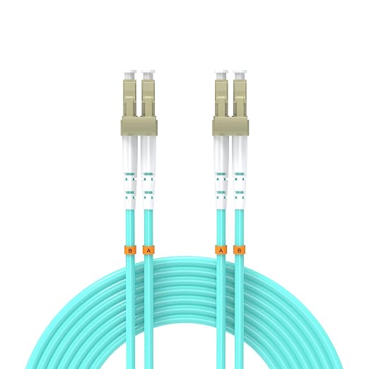 1.8Meters 6ft LC/UPC-LC/UPC 10GB Multi-Mode Fiber Optic Cable LC to LC OM3 by Buacoz