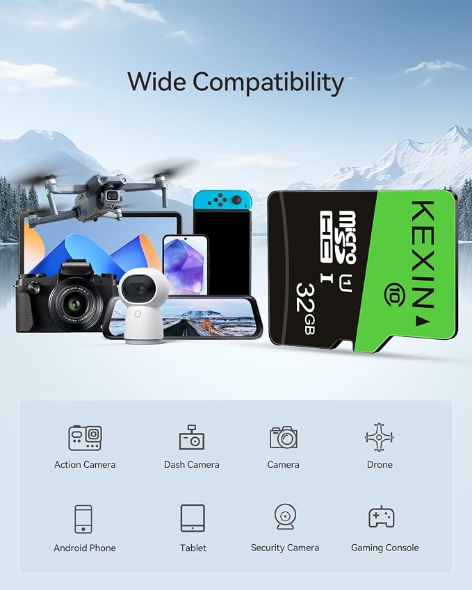 KEXIN 32GB Micro SD Card 10 Pack 32 GB Class 10 Ultra Micro SDHC UHS-I Bulk - Image 2
