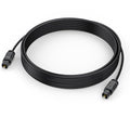 Optical Audio Cable 15 feet, Digital Audio Optical Cable Ultra-Thin Cord by DteeDckDirect