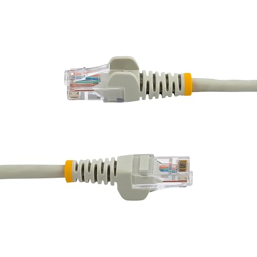 StarTech.com Cat5e Ethernet Cable - 100 ft - Gray- Patch Cable - Snagless Cat5e - Image 3