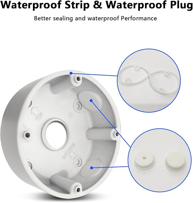 Compatible with Bullet Cameras Universal Bullet Security Camera Base Junction - Image 7