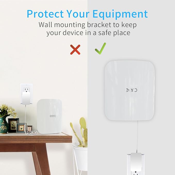 eero Max 7 Wall Mount, Wall Brackets ABS Router Holder Compatible - Image 3