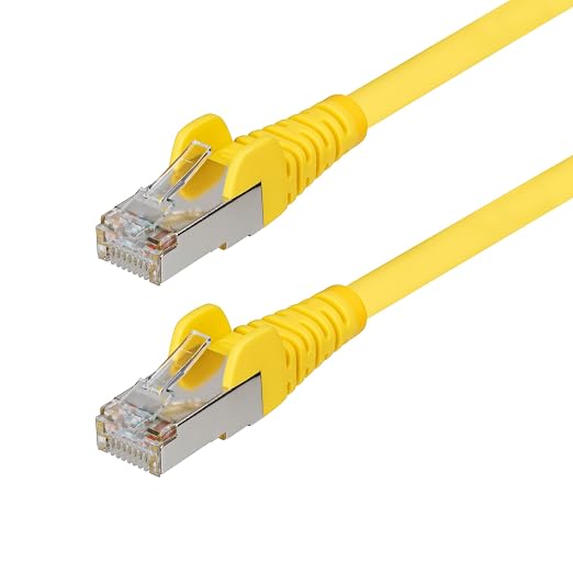 StarTech.com 10ft Yellow CAT6a Ethernet Cable, Snagless RJ45, 100W PoE++ by StarTech
