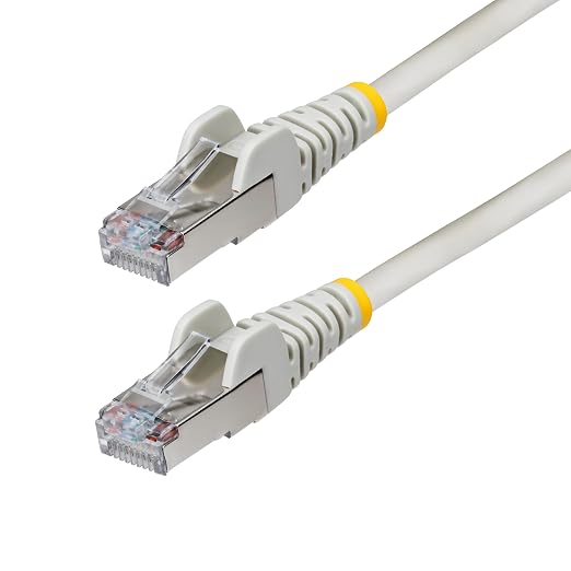 StarTech.com 50ft Gray CAT6a Ethernet Cable, Snagless RJ45, 100W PoE++ by StarTech
