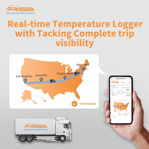 Frigga V5C 4G/5G Real-Time Temperature Humidity Data Logger Single-Use 28800 - Image 2