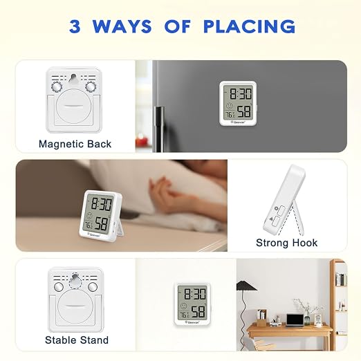 Geevon 4Pack Mini Indoor Thermometer Hygrometer - Image 7