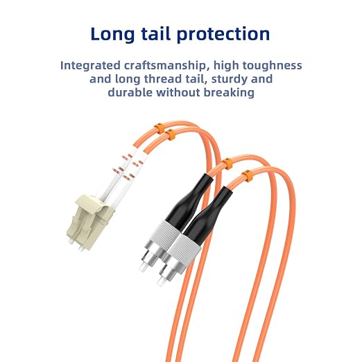75M/246FT OM1 Fiber Patch Cable, LC/UPC to FC/UPC, 62.5/125μm, 10GB Multimode - Image 5