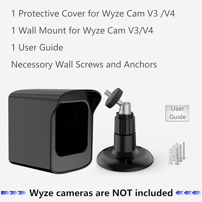 PEF Mount for All New Wyze Cam V4 and V3, Weatherproof Protective Cover and 360 - Image 7
