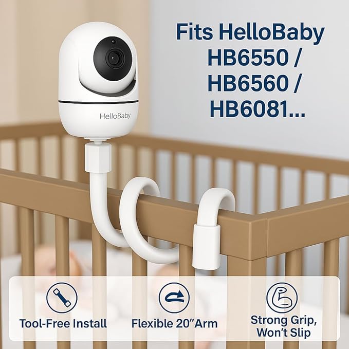 HelloBaby Baby Monitor Mount for HB6550/ Pro/ HB6560/ HB6240/ HB65/ HB6351/ - Image 2