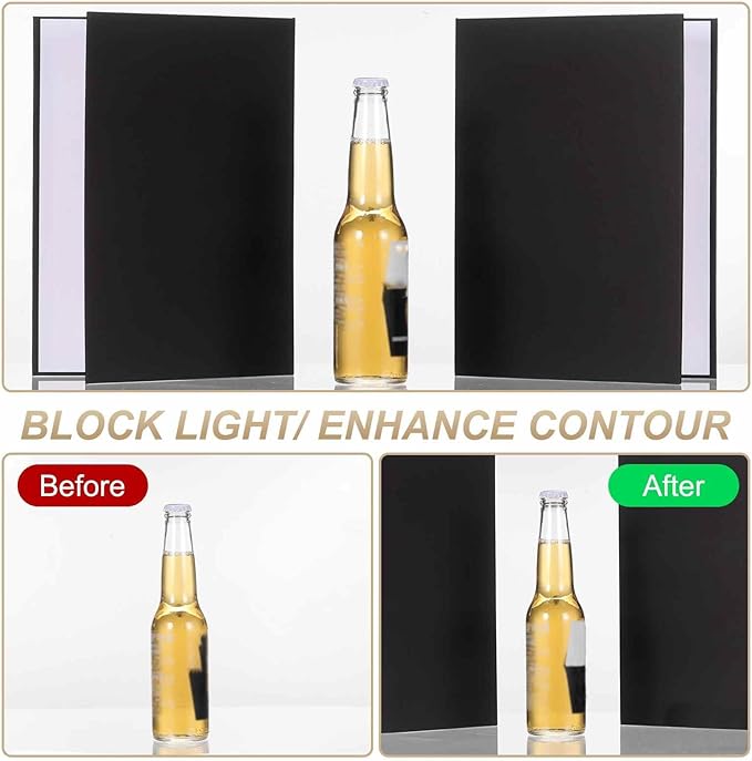2Pcs 17"x11" Light Reflector 3 in 1 Photography Reflector Cardboards, Foldable - Image 4
