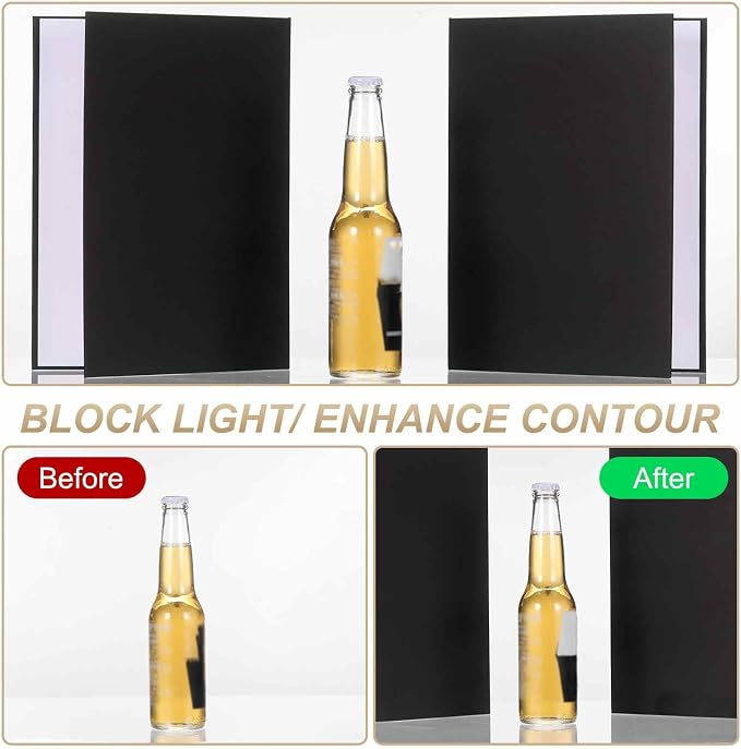 2Pcs 17"x11" Light Reflector 3 in 1 Photography Reflector Cardboards, Foldable - Image 4