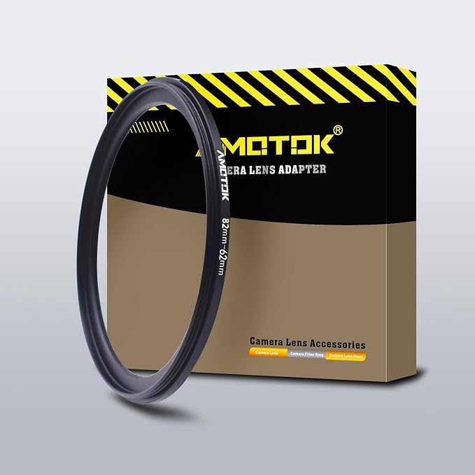 82mm Lens to 62mm Camera Lens Adapter, 82mm to 62mm Filter Step-Down Ring - Image 2