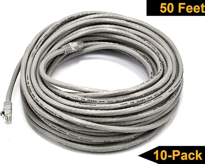 iMBAPrice 15' Cat5e Network Ethernet Patch Cable, 10 Pack - Image 5