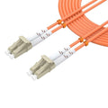 OM1 LC/UPC to LC/UPC Fiber Patch Cable, 0.6M/1.96FT Multimode Duplex 62.5/125µm by lidkew