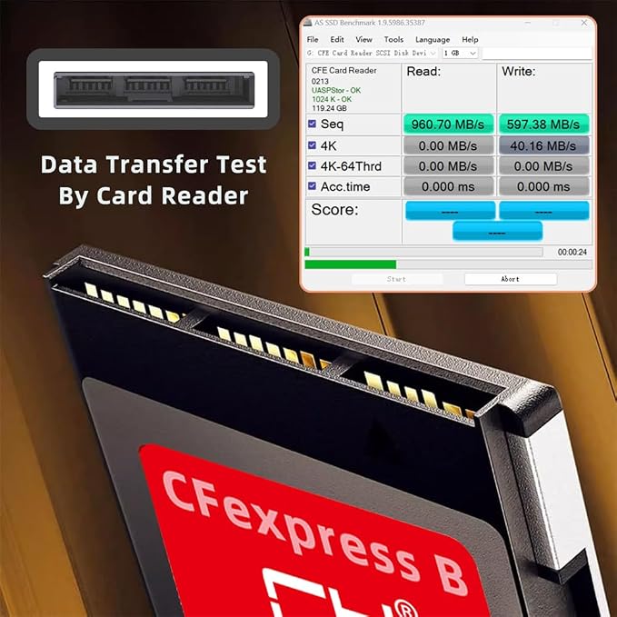 CFexpress Type-B 256GB Memory Card CFE CFB Adapter Compatible - Image 7
