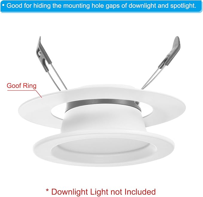 PATIKIL 5.9" ID 7.5" OD Light Trim Ring - Image 3