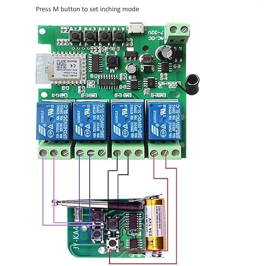 4 Channel 12V ZigBee Relay Switch - Image 5