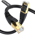 DbillionDa Cat 8 Ethernet Cable 40Gbps 2000MHz, 35FT Supports Cat7 Cat6 Cat5e by +DbillionDa