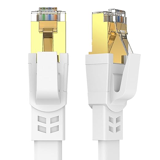 Cat 8 Ethernet Cable 6 ft, High Speed Internet Cable by Qiuean