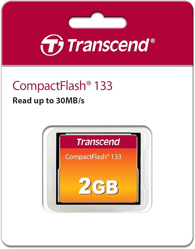 Transcend CF133 CompactFlash Memory Card 2GB, DSLRs Camera Card, MLC NAND Flash - Image 2