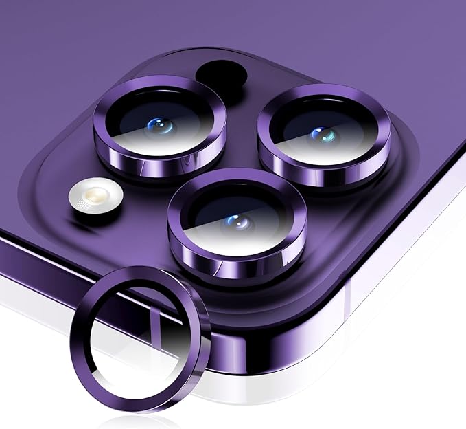 for iPhone 14 Pro/14 Pro Max Camera Lens Protector, Tempered Glass Screen by WumigooProducts