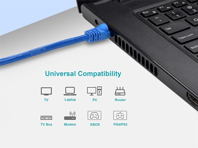 Monoprice 7FT 24AWG Cat5e 350MHz UTP Ethernet Bare Copper Network Cable - Image 6